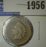 1859 Copper-Nickel Indian Head Cent. Popular first year of issue.
