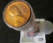 1968 S BU Roll of Lincoln Cents in a plastic tube.
