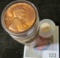 1968 S BU Roll of Lincoln Cents in a plastic tube.