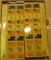 Four complete Sets of Historic Flags Mint Stamps. (40 stamps total) Scott # 1345-1354.