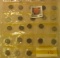 Pack of (28) World War II U.S. Steel Lincoln cents in a plastic page and originally priced at the wh