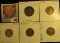 1933D EF, 34P EF, 35P BU, 35S VF, & 36D AU Lincoln Cents, all carded and ready to be priced for the