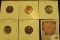 1930S VF, 31P AU, 31D EF, 32P VF, & 32D EF Lincoln Cents, all carded and ready to be priced for the