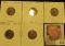 1929P EF, 29D AU, 29S VF, 30D AU, & 31S Fine Lincoln Cents, all carded and ready to be priced for th