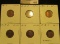 1927P VF, 27D EF, 27S EF, 28P AU, 28D AU, & 28 Large S VG Lincoln Cents, both carded and ready to be