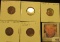1926S Good, 27P VF, 27D EF, 28D AU, & 28 Large S Good Lincoln Cents, both carded and ready to be pri