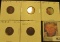 1926S Good, 27P VF, 27D EF, 28D AU, & 28 Large S Good Lincoln Cents, both carded and ready to be pri