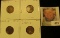 1926S Good, 27P AU, 27D AU, & 28 Large S Fine Lincoln Cents, both carded and ready to be priced for