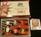 2002 S partial United States Mint U.S. Silver Proof Set in original cases and box. No quarters.