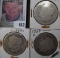 1879, 1881P, & 1889 O Morgan Silver Dollars.