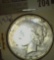 1934 D U.S. Silver Peace Dollar.