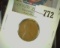 1912 D Lincoln Cent, EF.