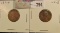 1924 P VF & 24 D VG Lincoln Cents.