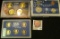 1999 S U.S. Proof Set, original as issued & 2009 S United States Presidential $1 Coin four-piece Pro