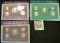 1989 S, 93 S, & 97 S U.S. Proof Sets in original holders as issued.