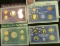 1993 S, 98 S, & 99 S U.S. Proof Sets in original holders as issued.