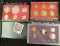 1974 S, 80 S, & 93 S U.S. Proof Sets in original holders as issued.