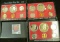 1973 S, 74 S, & 75 S U.S. Proof Sets in original holders as issued.