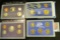 1987 S, 88 S, & 2001 S U.S. Proof Sets in original holders as issued.
