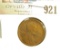 1910 S Lincoln Cent, Fine. Rare Date.