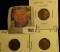 1916 P Fine, 16 D EF, & 16 S VF Lincoln Cents.