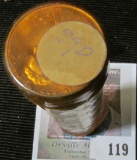 1959 D BU Roll of Lincoln Cents in a plastic tube.