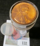 1946 S Solid Date Gem BU Roll of Lincoln Cents in a plastic tube, lined with aluminum foil. CDN bid
