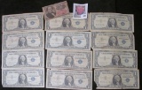 (13) Old U.S. Currency notes including one that dates back to 1874.