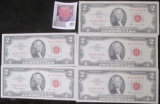 (5) series 1963 $2 United States 