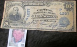 $10 Series 1902 National Currency, Date Back, Charter # 4297, with regional 