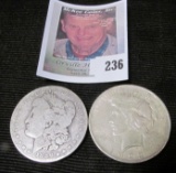 1886 O & 1923 P U.S. Silver Dollars.