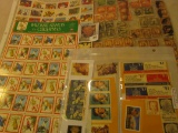 (41) miscellaneous U.S. Stamps, some not canceled; (83) old U.S. Stamps in blocks and strips; & (90)