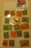 (17) Very olf U.S. Stamps.