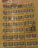 (42) Scott # O-136 strips with a higher catalog value.