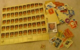 Over (100) Envelope Stamps; 1921 Christmas Seal; (30) Different Airmail Stamps; & a mint sheet of (5