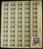 Mint Sheet of (50) Five Cent Scott # 1433 U.S. Stamps (1971).