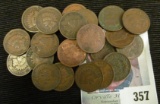 (22) Mixed Indian Head Cents.