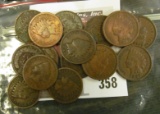 (15) Mixed Indian Head Cents.