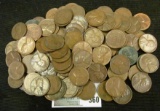 (100) Old Mixed date Wheat Cents.