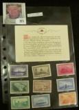 (9) Mint 1939 American Bank Note Company Stamps.