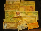 (15) Various Asia Bank notes. Various conditions.
