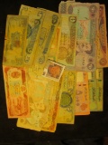 (22) Various Middle East Bank notes. Various conditions.