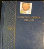 1909-1940 nearly complete Set of Lincoln Cents in a Deluxe Whitman album. Missing the 1909 S VDB, 14