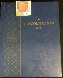 1941-71 nearly complete Set of Lincoln Cents in a Deluxe Whitman album.