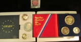 (2) 1776-1976 S U.S. Three-piece Silver Proof sets. Original as issued.