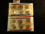 1988 & 1989 U.S. Mint Sets. Original as issued.