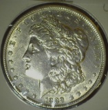 1889 O Morgan Silver Dollar.