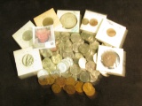 (76) assorted Western Journey Nickels; & a group of Foreign Coins including Some Canada 80% Silver.