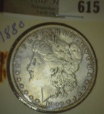 1880 P Morgan Silver Dollar.