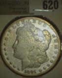 1881 San Francisco Mint Morgan Silver Dollar.